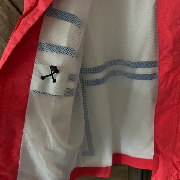 Wood Wood Romain Jacket M65 Waterproof Coral Red Size Large NWOT - Picture 5 of 9